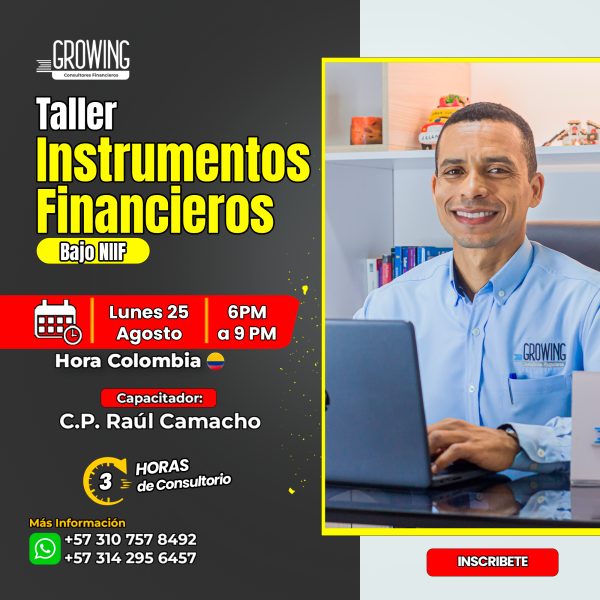 Taller Practico Instrumentos Financieros Bajo NIIF